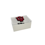 college box with double layer logo.