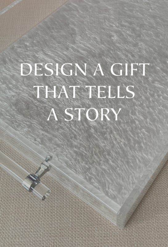 "Design a gift that tells a story" 