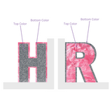 Double Layer initial bookends diagram showing placement for easy ordering.