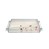 personalized photo luxe tray featuring a photo of family on the beach showing it can be personalized your own image, photo or logo