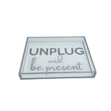 UNPLUG & BE PRESENT VANITY TRAY