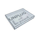 UNPLUG & BE PRESENT VANITY TRAY