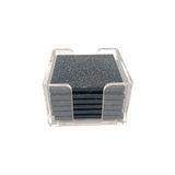 Glam Coaster Set | Black Sparkle