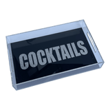 COCKTAILS TRAY