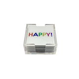 Happy Coaster Set | White