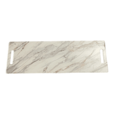 long charcuterie cheeseboard in white gold