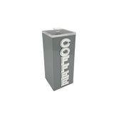 personalized coffee canister, double letters