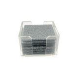 Glam Coaster Set | Silver Sparkle