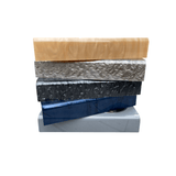 variety of acrylic color pet bowls in bite-size