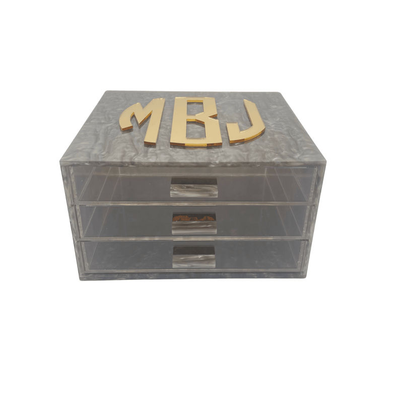 JEWELRY BOXES CUSTOM with monogram font