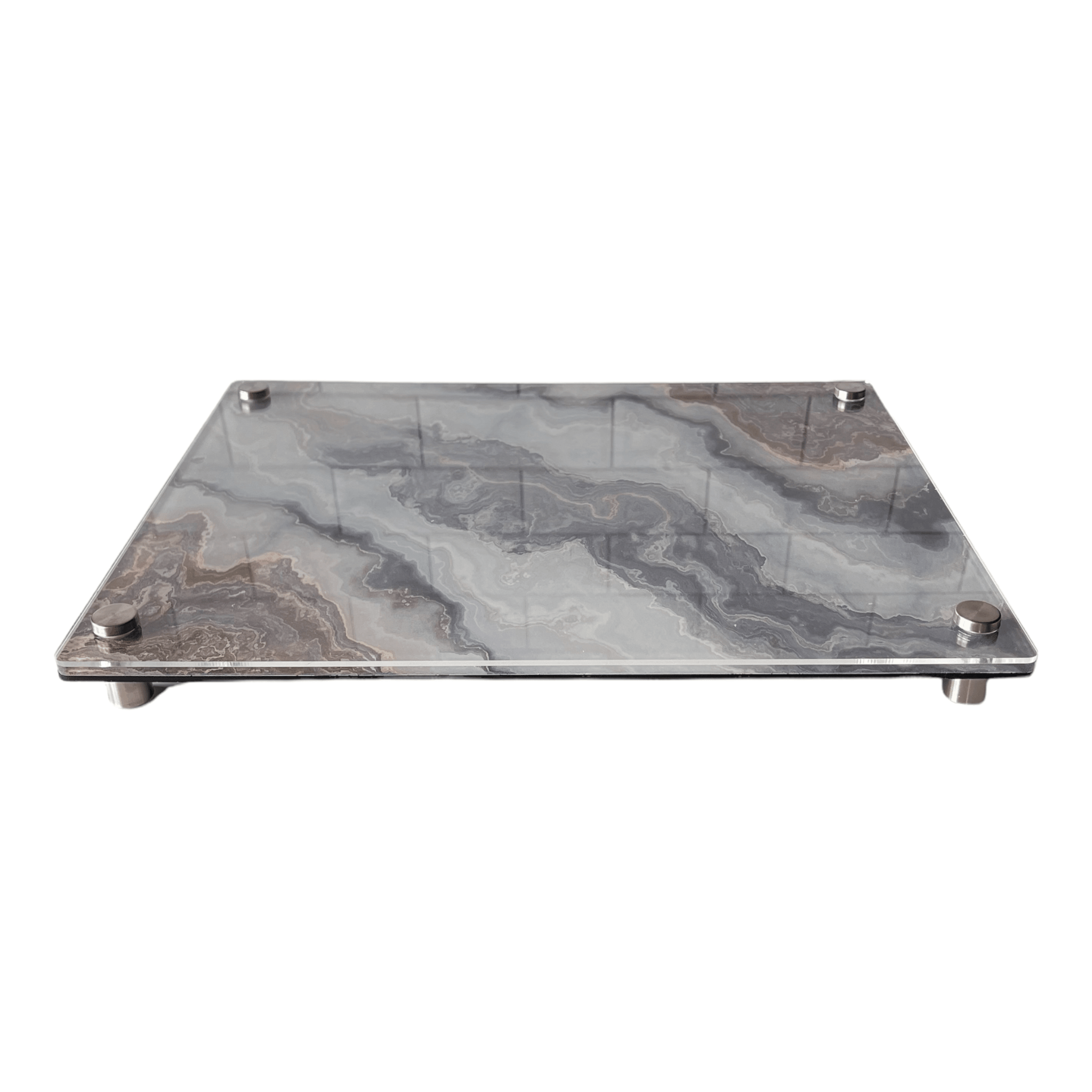 Raised Serving Platter | Marble Slice – A Gifted Story