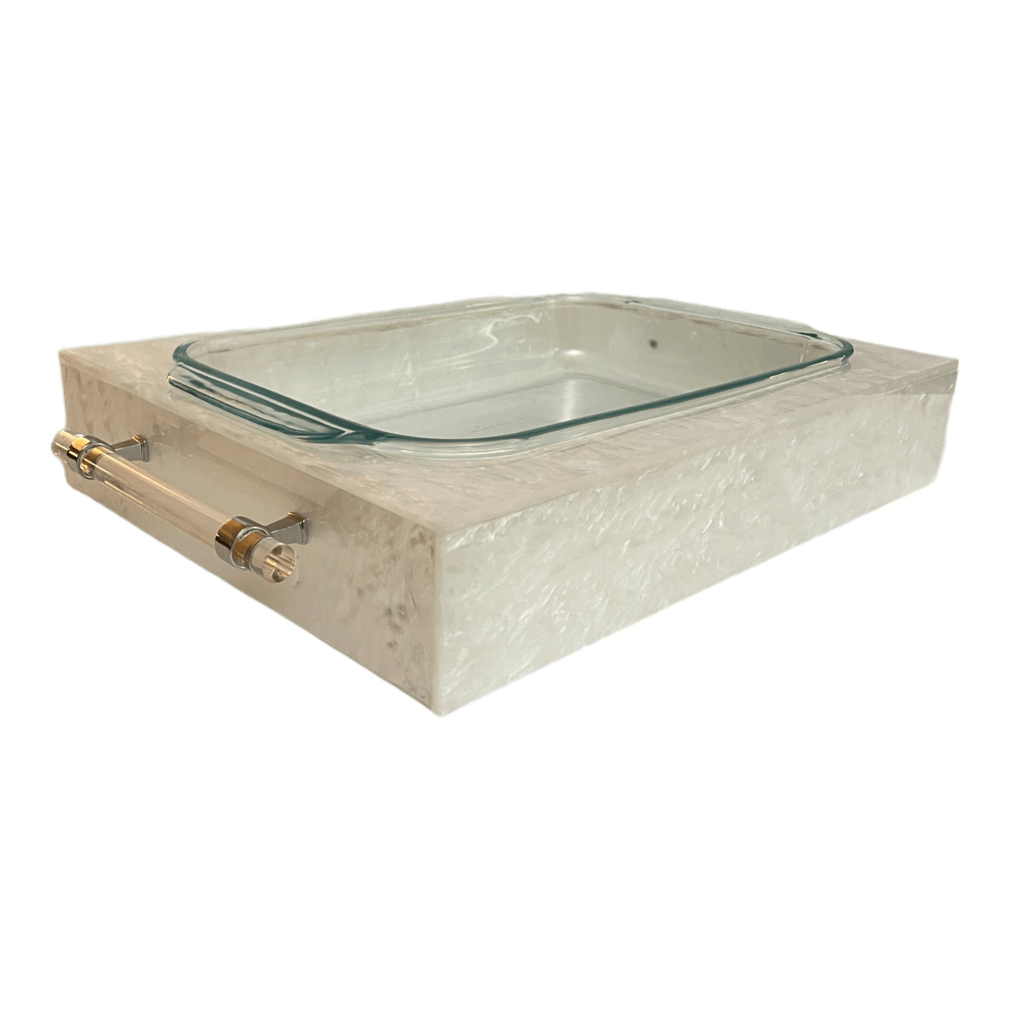 Pyrex with Acrylic Holder | Marble Collection – A Gifted Story