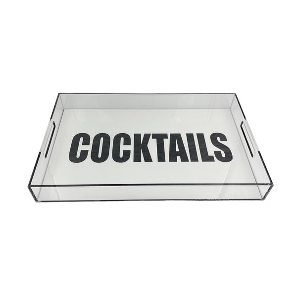Cocktails | Allure Tray | Black Marble