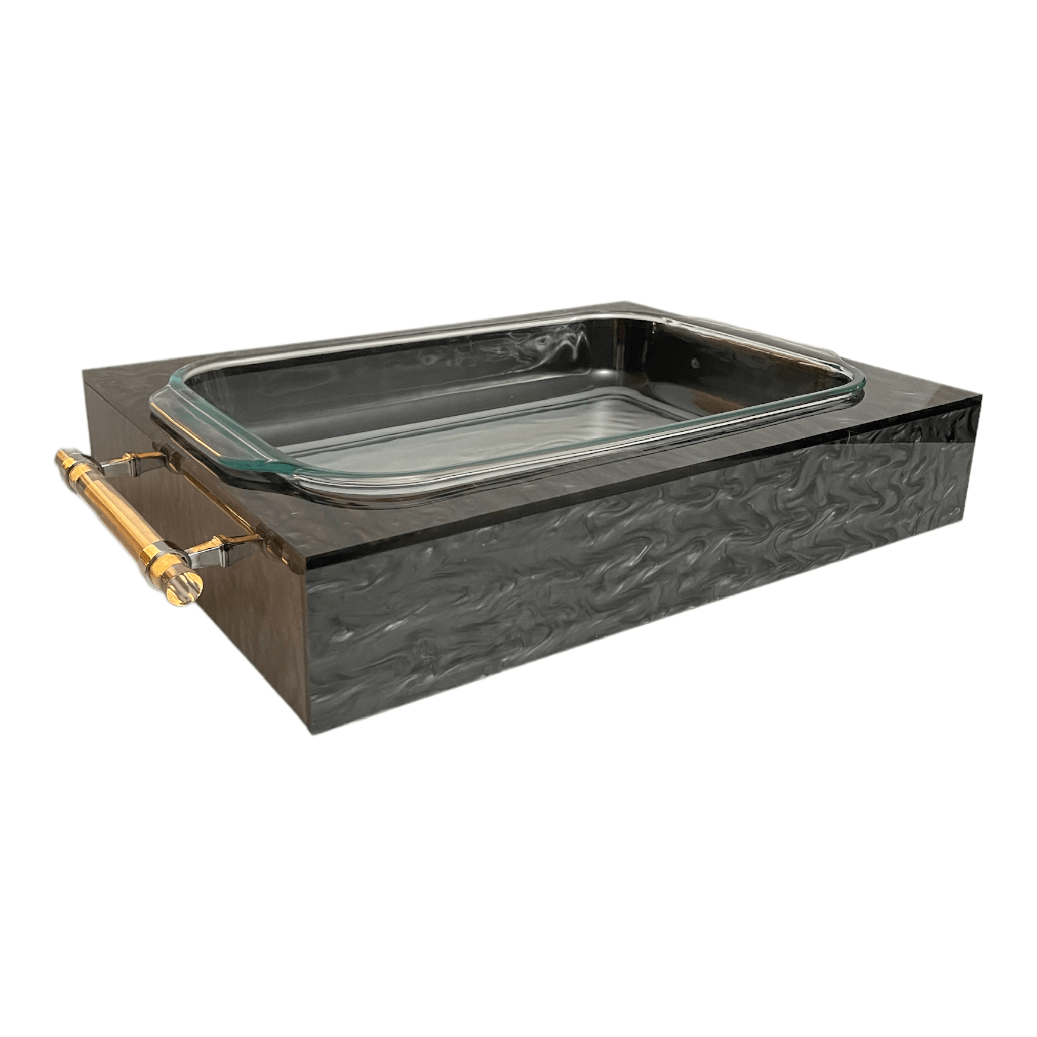 Pyrex with Acrylic Holder | Marble Collection – A Gifted Story