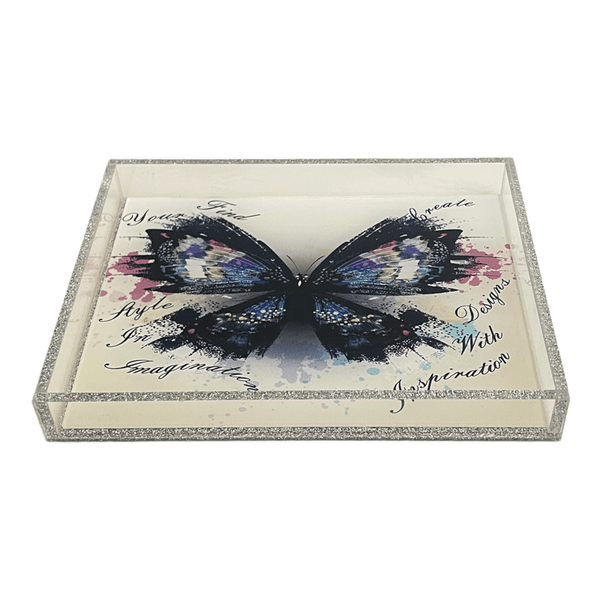 BUTTERFLY INSPIRATION | VANITY TRAY - A Gifted Story
