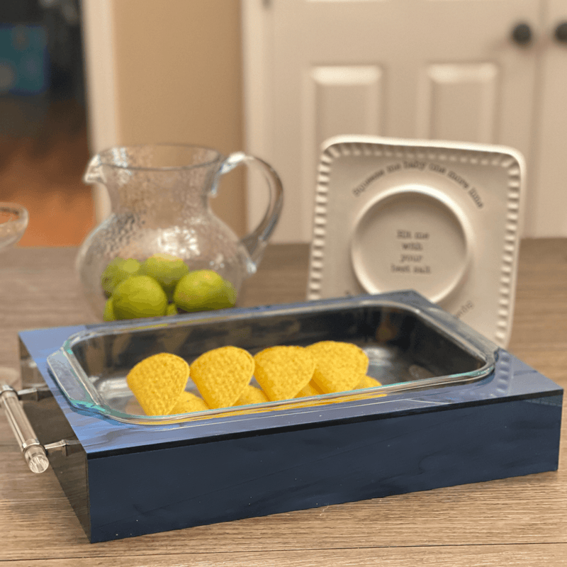 Pyrex with Acrylic Holder | Marble Collection – A Gifted Story