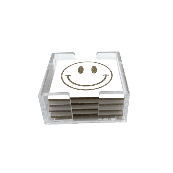 SMILEY FACE COASTERS